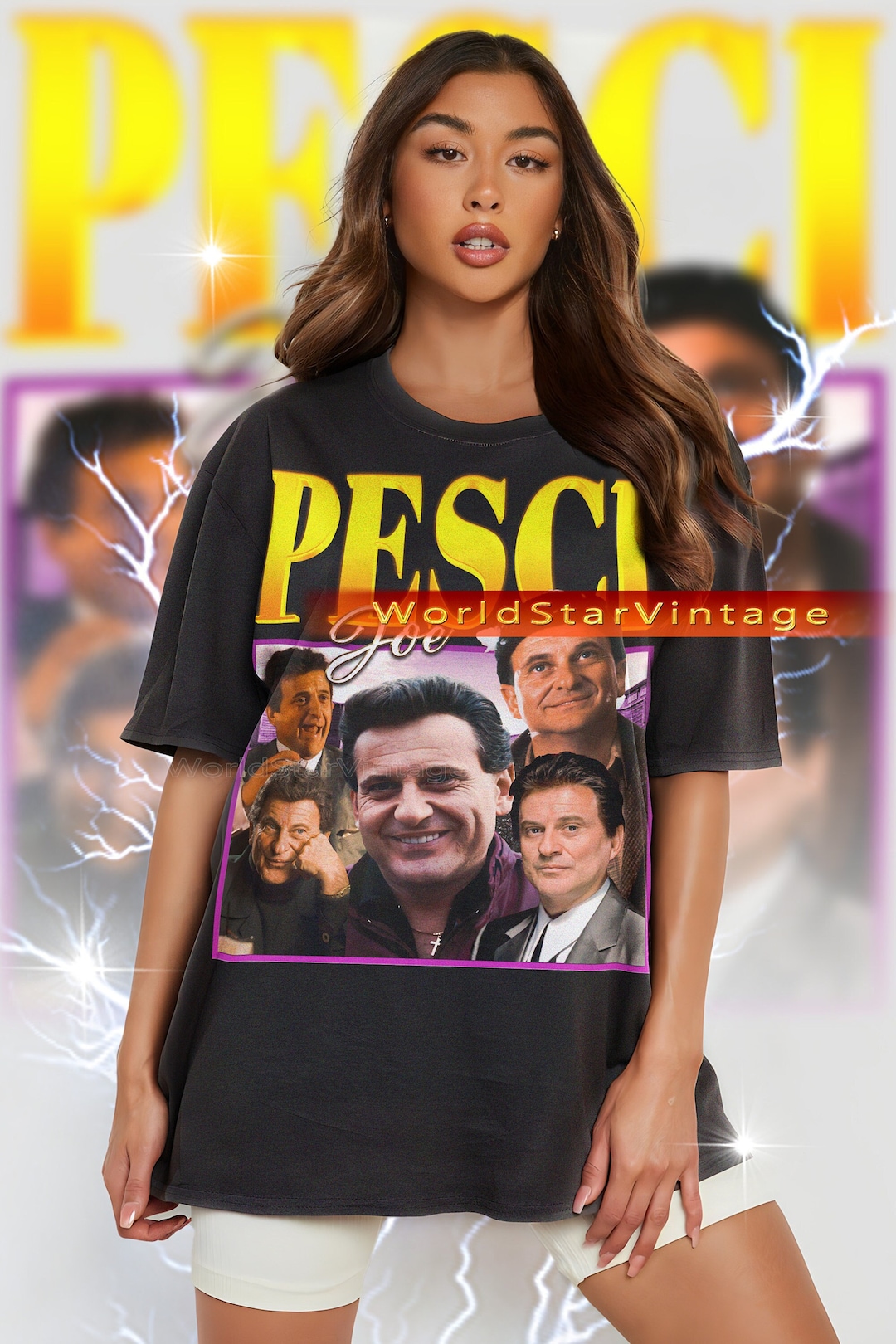 JOE PESCI Vintage Shirt, Joe Pesci Homage Tshirt, Joe Pesci Fan Tees