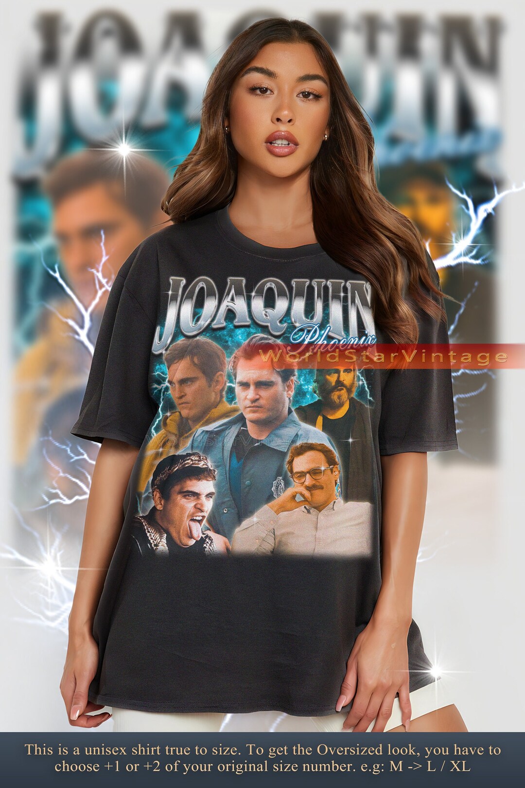 JOAQUIN PHOENIX Vintage Shirt, Joaquin Phoenix Fan Shirt, Joke Shirt