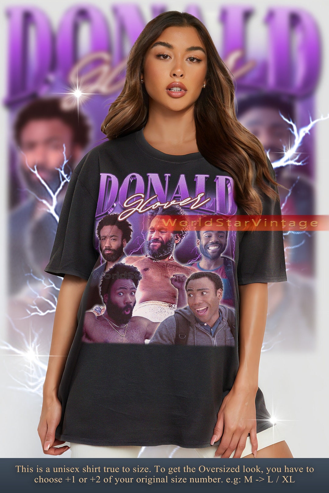 DONALD GLOVER Vintage Shirt, Donald Glover Homage Tshirt, Donald Glover ...