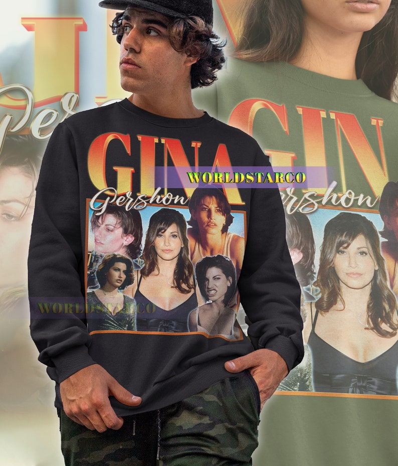 GINA GERSHON Vintage Sweatshirt, Gina Gershon Homage Sweater, Gina