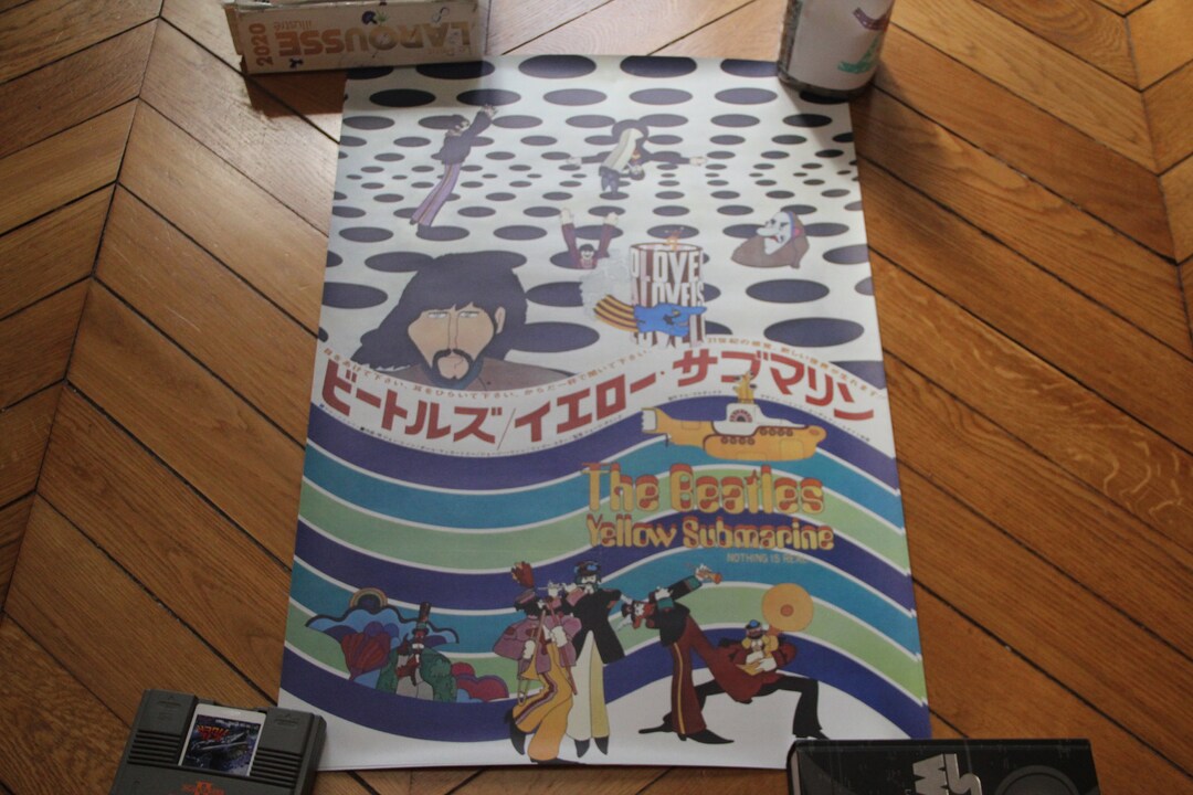 The Beatles Yellow Submarine 1969 B2 Japan Reproduction Print 