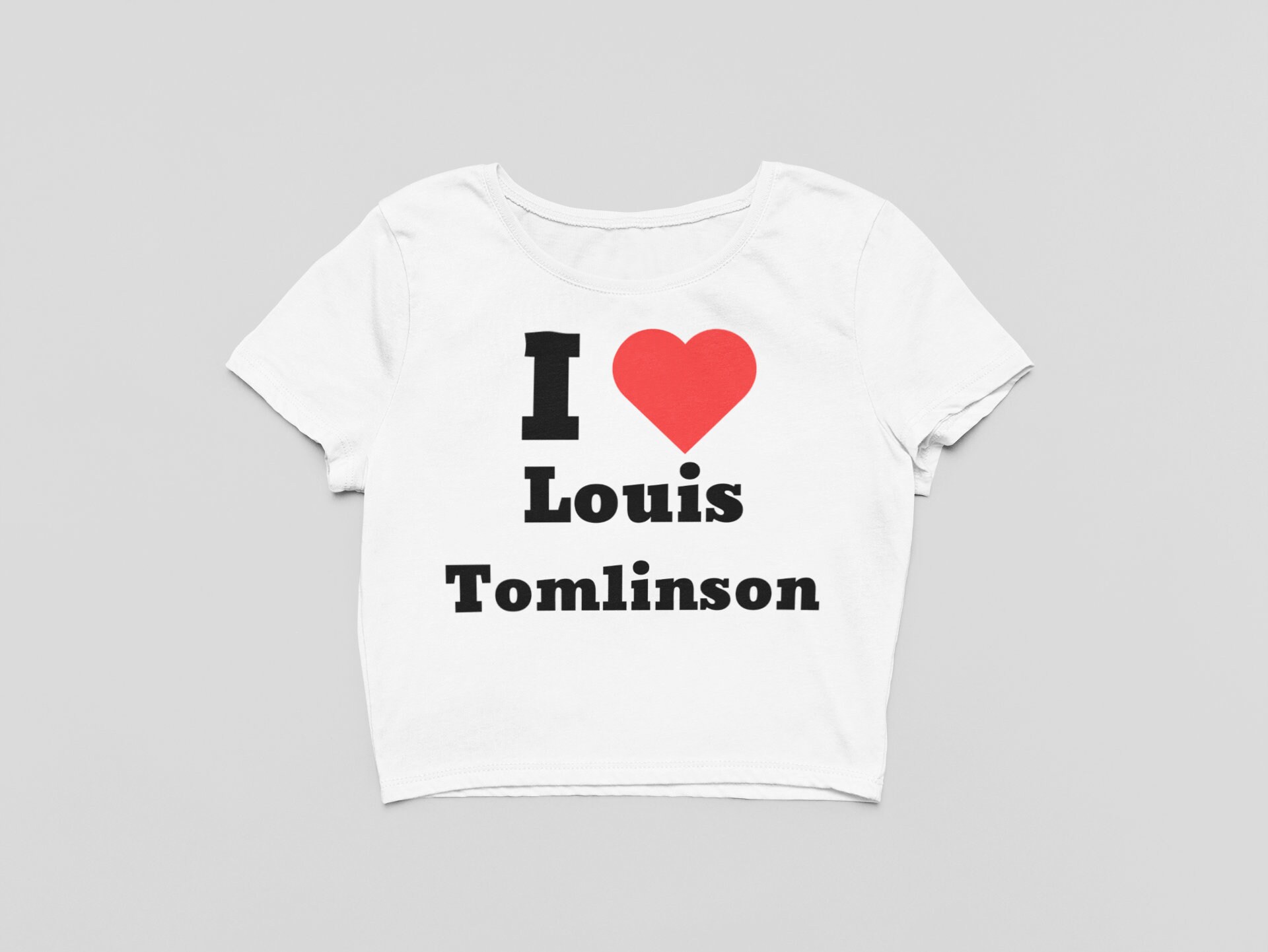 Minamo Pink Heart Louis Tomlinson One Direction T-Shirt : :  Fashion