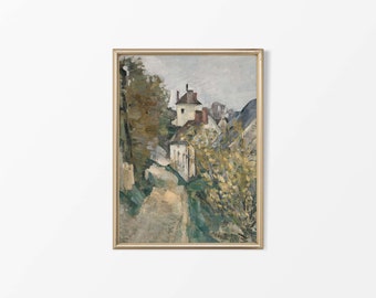 アンティーク フランス風景油絵 19世紀 署名入り バルビゾン派