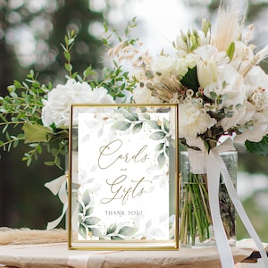 Letrero de boda imprimible en verde salvia, ideal para baby shower, recuerdos de boda, GRACE LE220