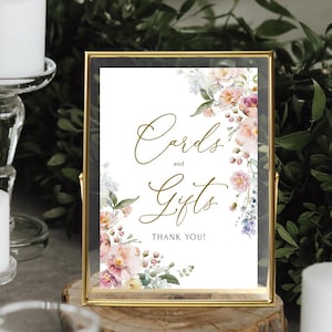 Tarjetas y regalos Letrero de boda Pich Garden Imprimible Letrero de recuerdo de despedida de soltera floreciente