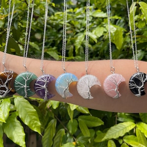 Moon Necklace Etsy