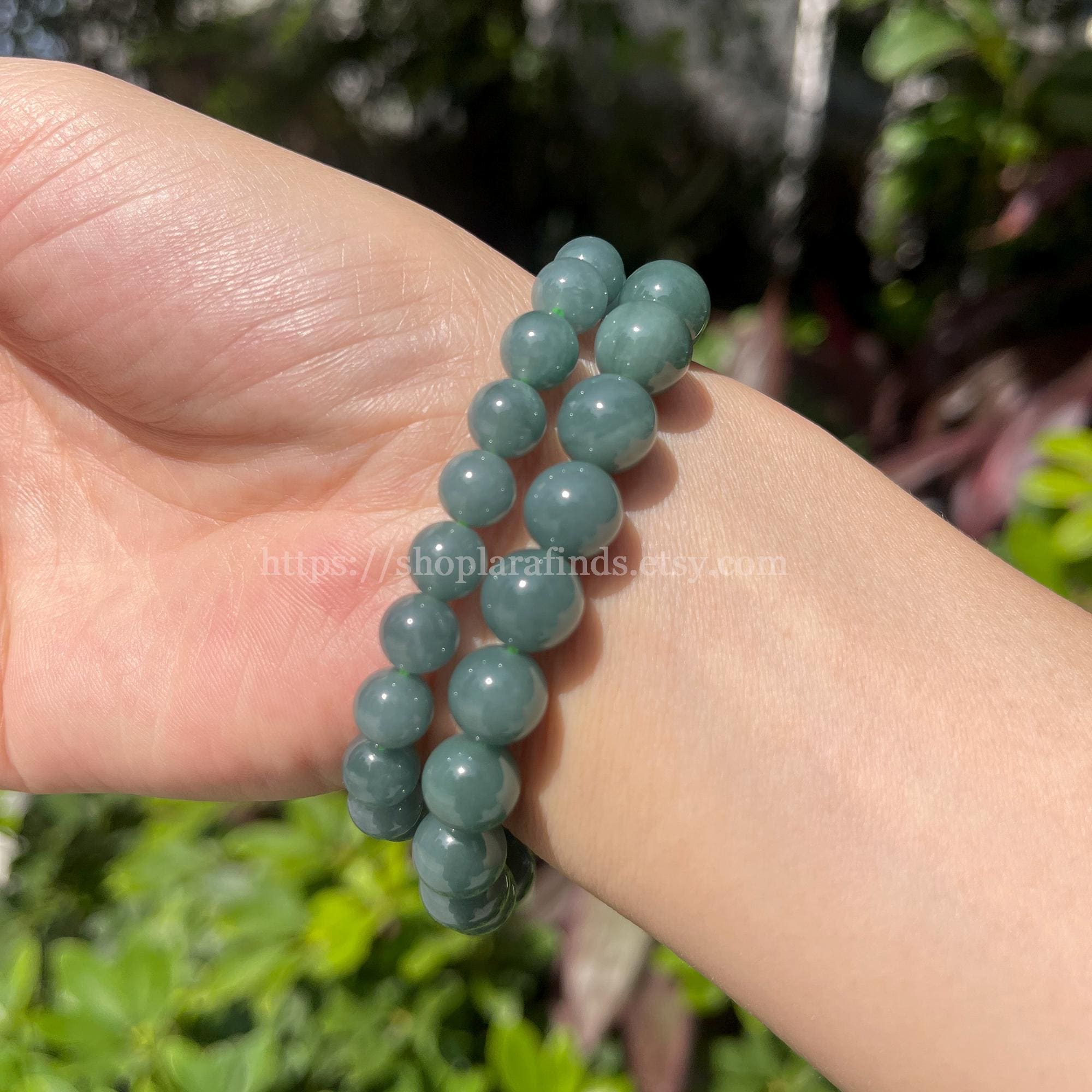 【希少】深海ブルーのグアテマラ産ブルージェダイト10mm青翡翠天然石ブレスレット 希少】深海ブルーのグアテマラ産ブルージェダイト10mm青翡翠天然石