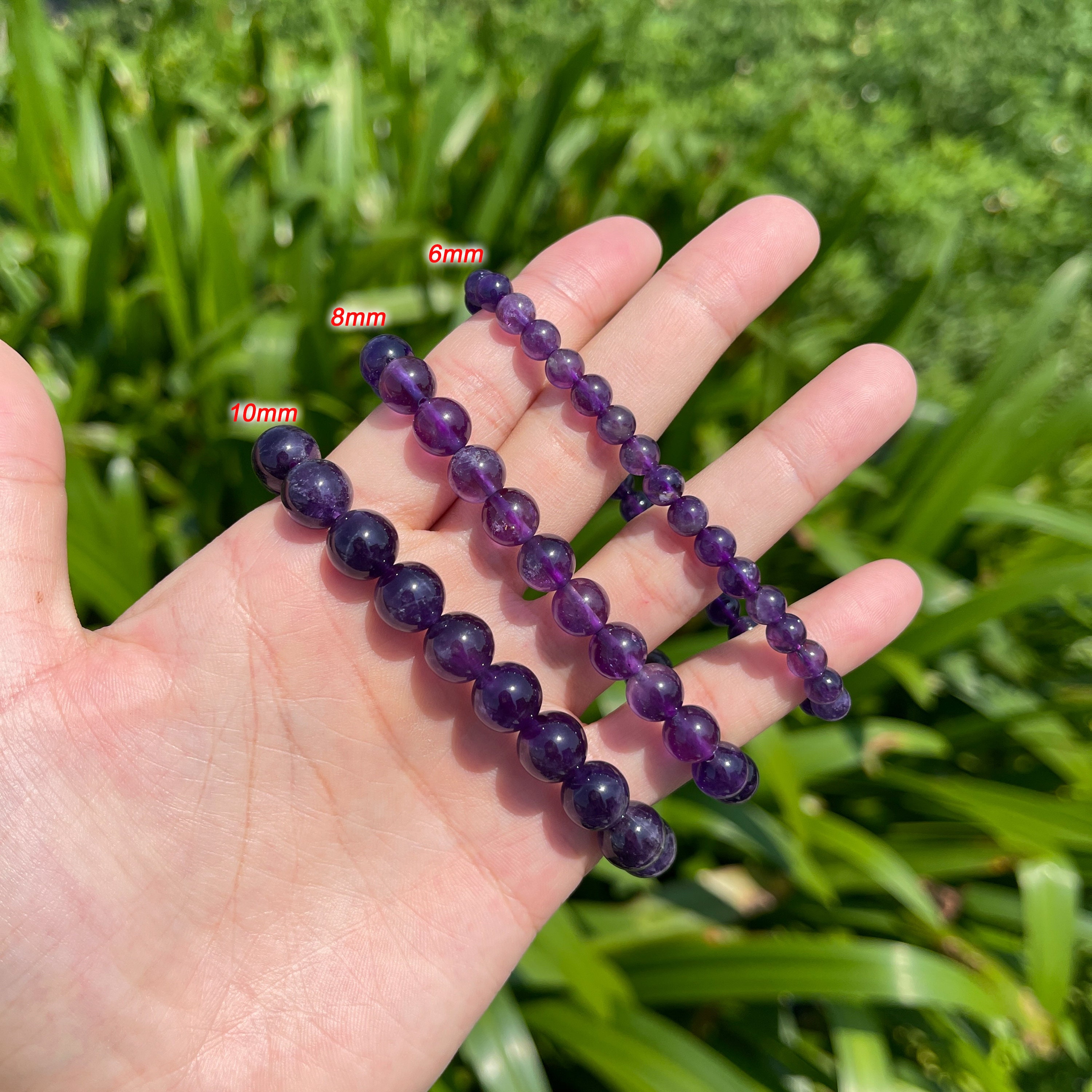Genuine gemstone stretch bracelet sale