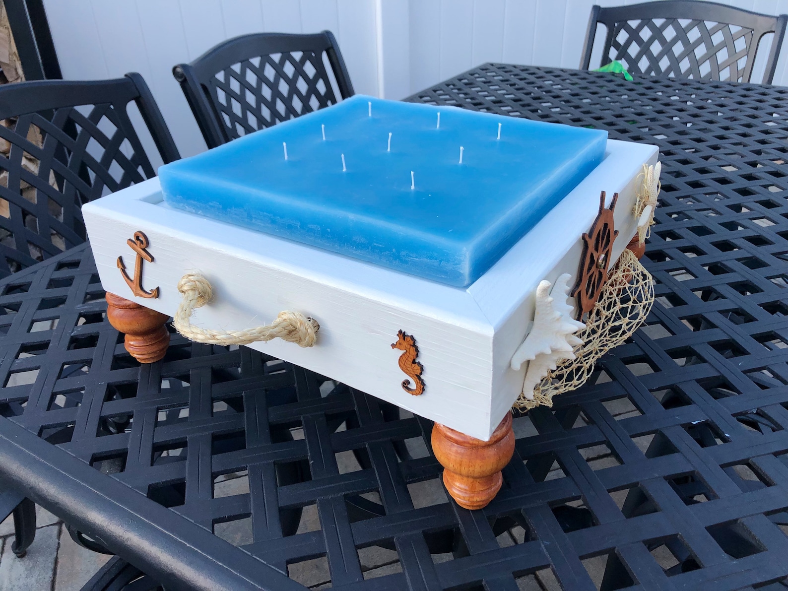 Nautical Riser. Cake Stand. Ocean. Beach Lover. Coastal Decor. Boat ...