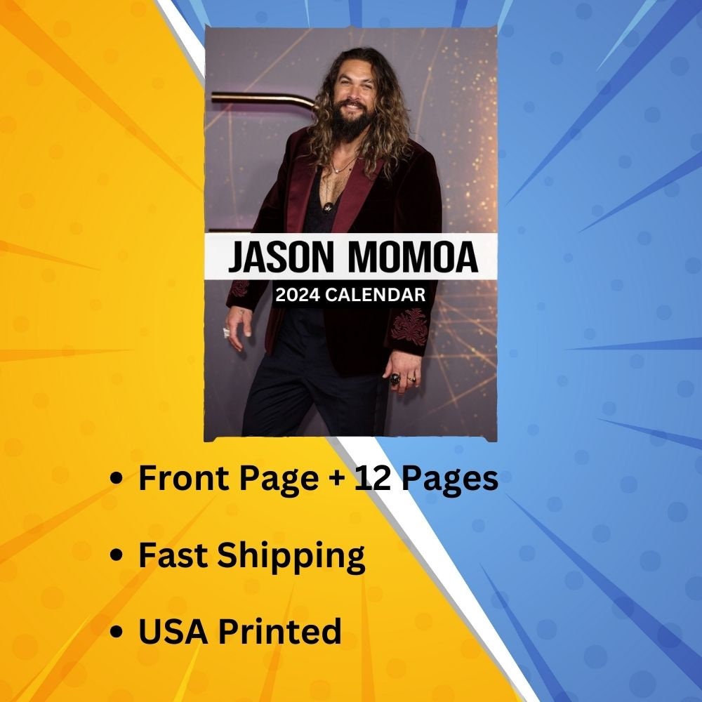Jason Momoa Calendar 2024 VOL 1 Etsy