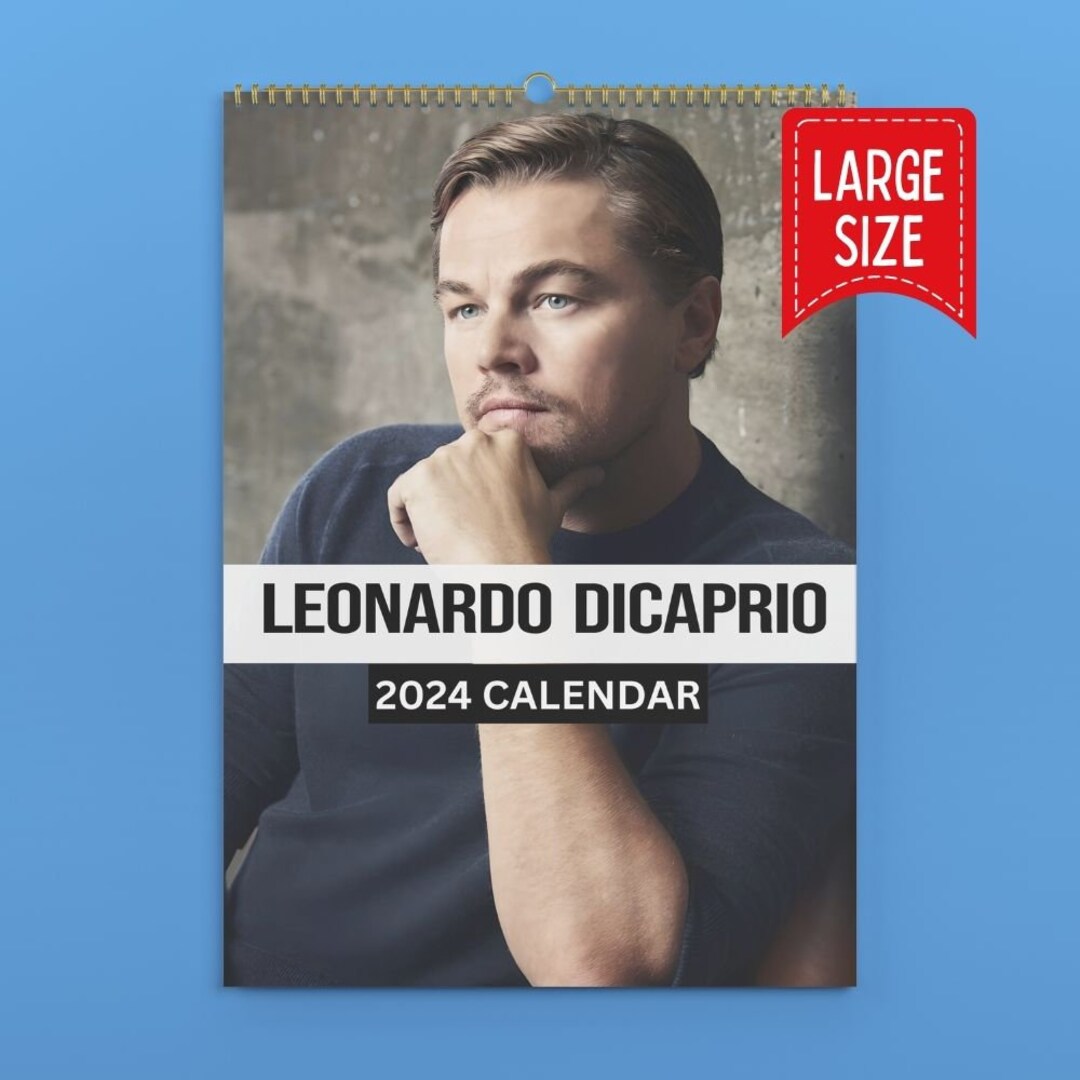 Leonardo Dicaprio Calendar 2024 VOL 1 Etsy