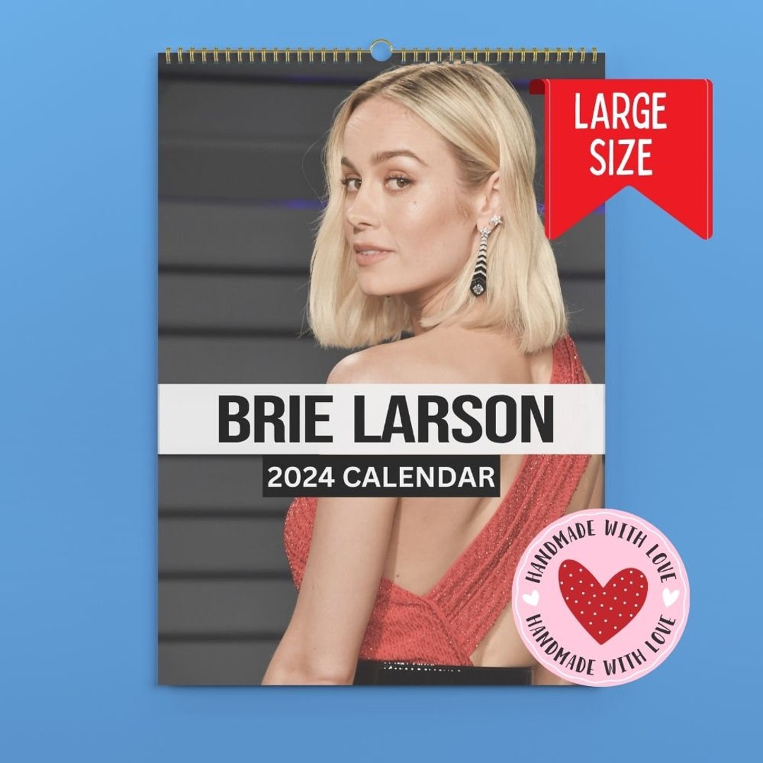 Brie Larson Calendar 2024 VOL 2 Etsy