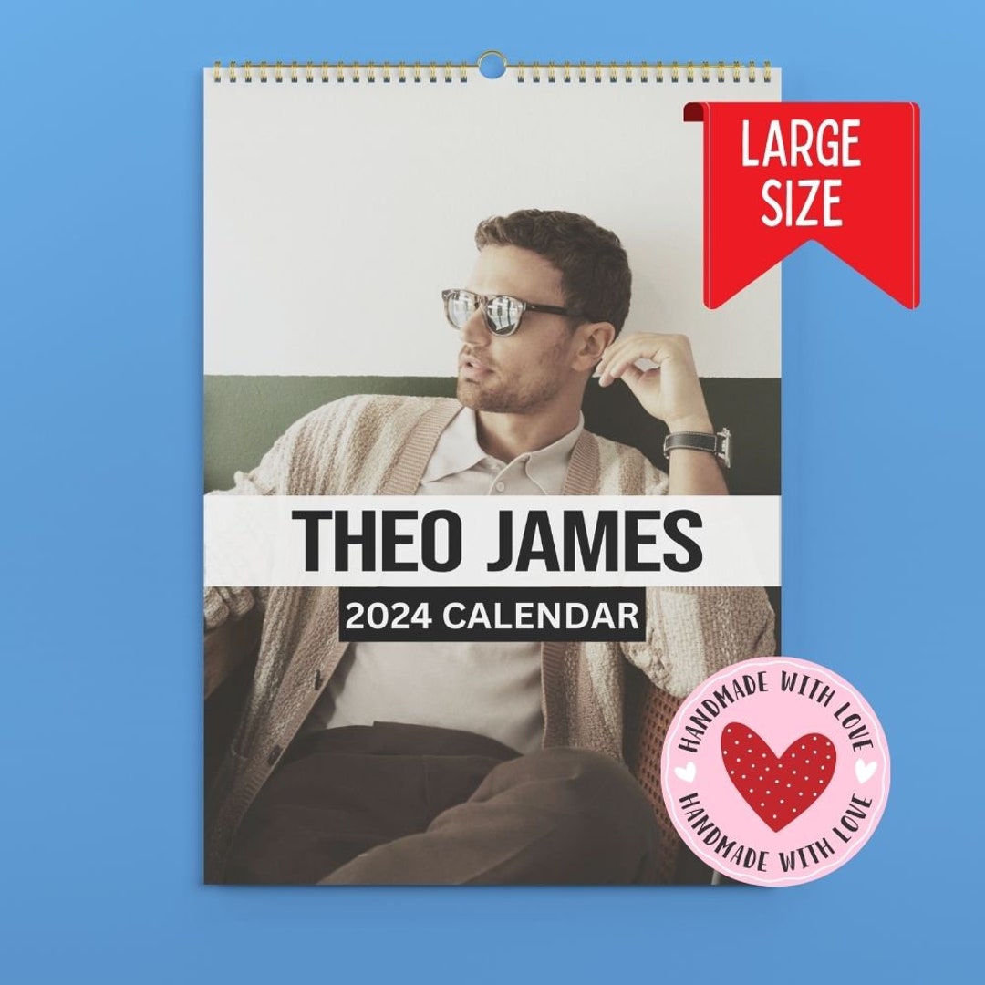Theo James Calendar 2024 VOL 1 Etsy