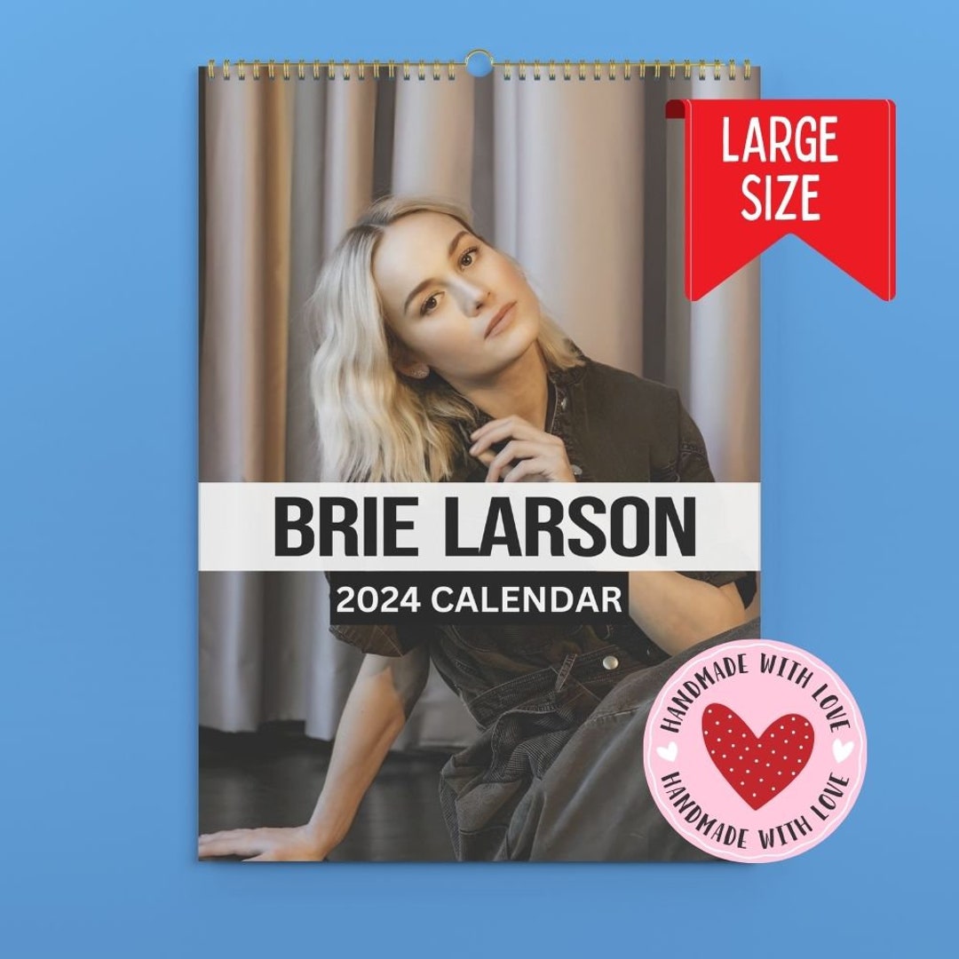 Brie Larson Calendar 2024 VOL 1 Etsy UK