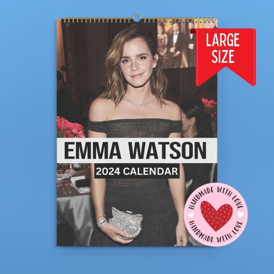 Emma Watson Calendar 2024 VOL 1 Etsy