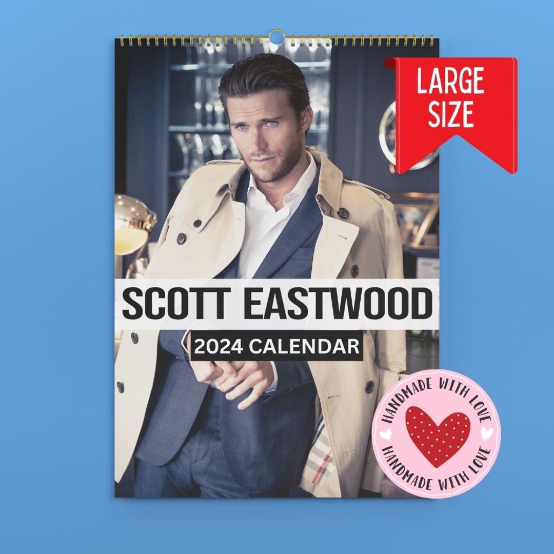Scott Eastwood Calendar 2024 VOL 2 Etsy
