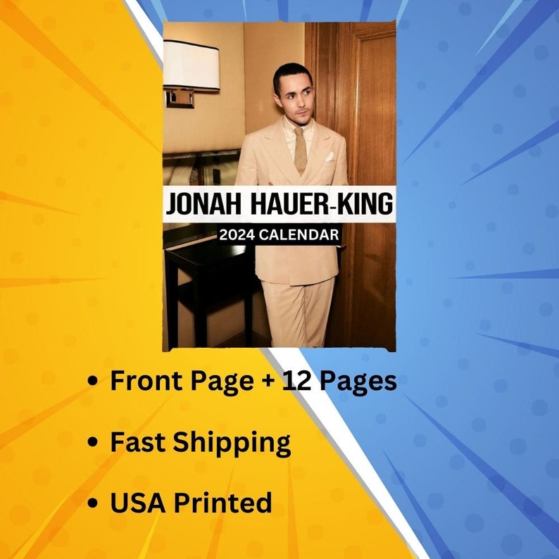Jonah Hauerking Calendar 2024 VOL 1 Etsy