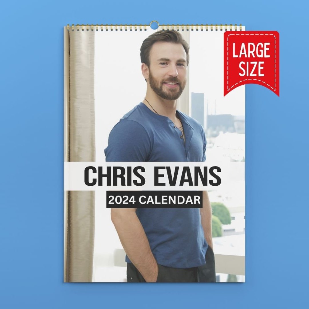 Chris Evans Calendar 2024 VOL 1 Etsy Canada