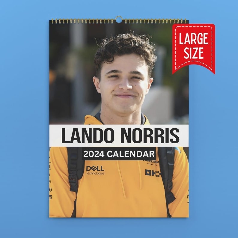 Lando Norris Calendar 2024 VOL 1 Etsy