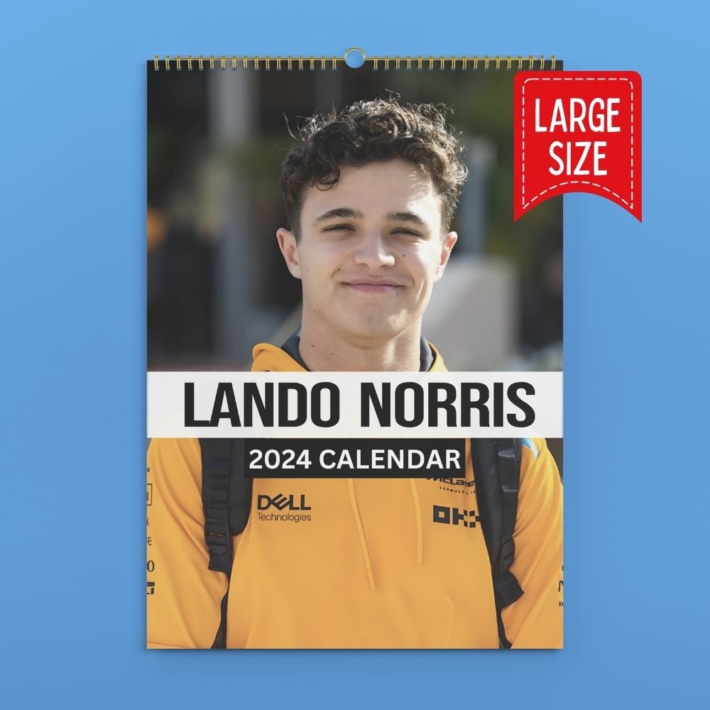 Lando Norris Calendar 2025 VOL 1 Etsy UK