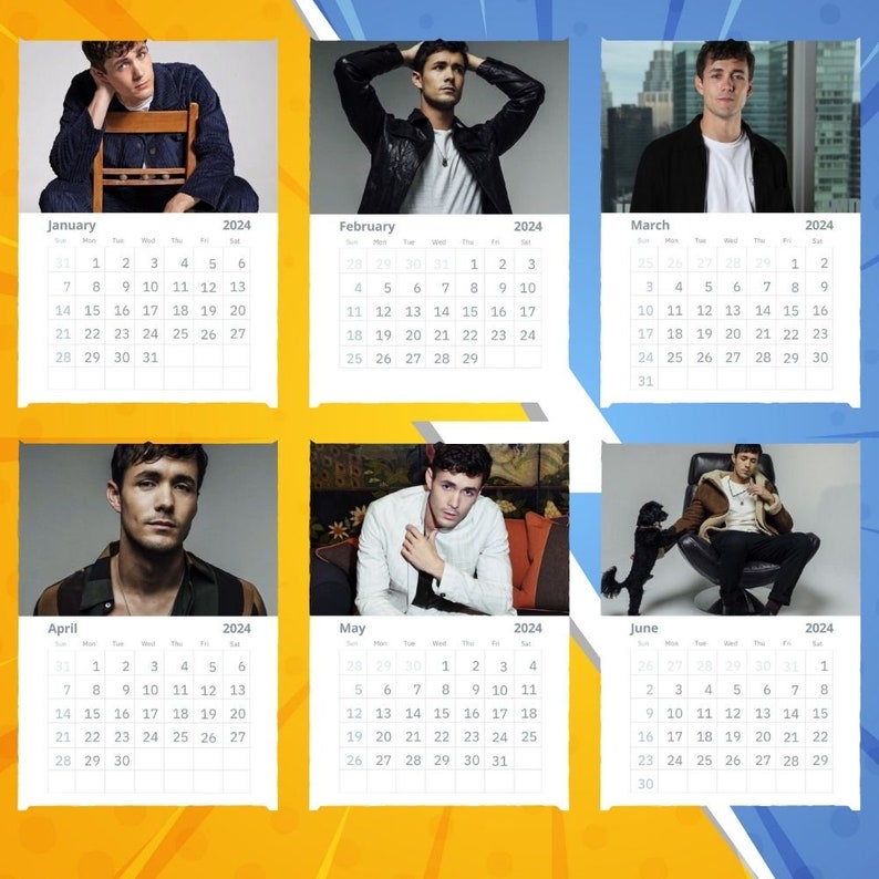 Jonah Hauerking Calendar 2024 VOL 1 Etsy