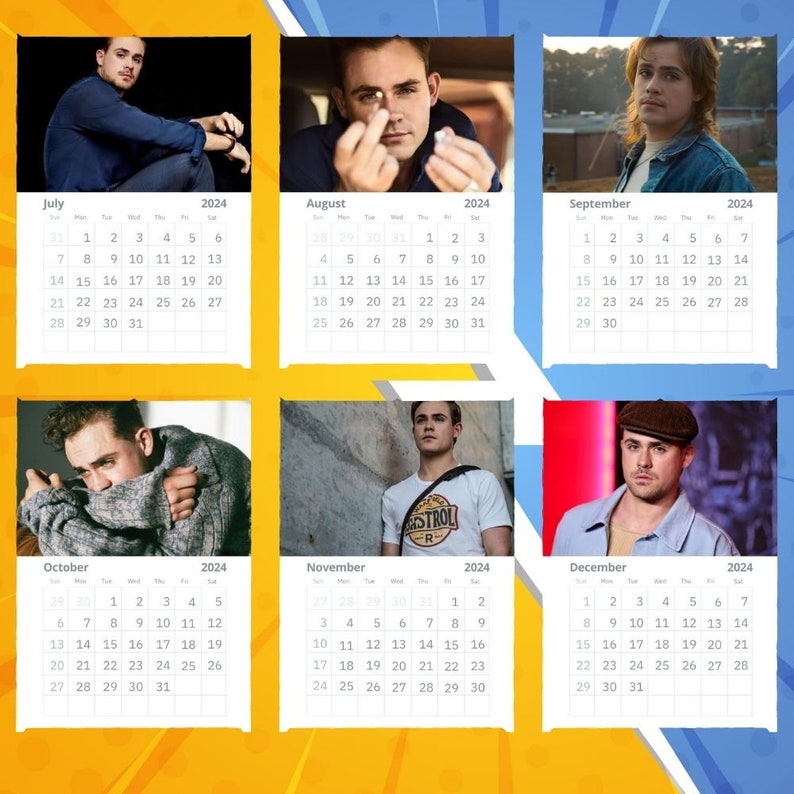 Dacre Montgomery Calendar 2024 VOL 1 Etsy