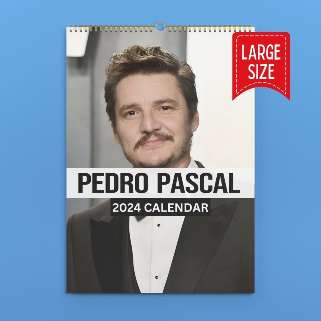 Pedro Pascal Calendar 2024 VOL 1 Etsy