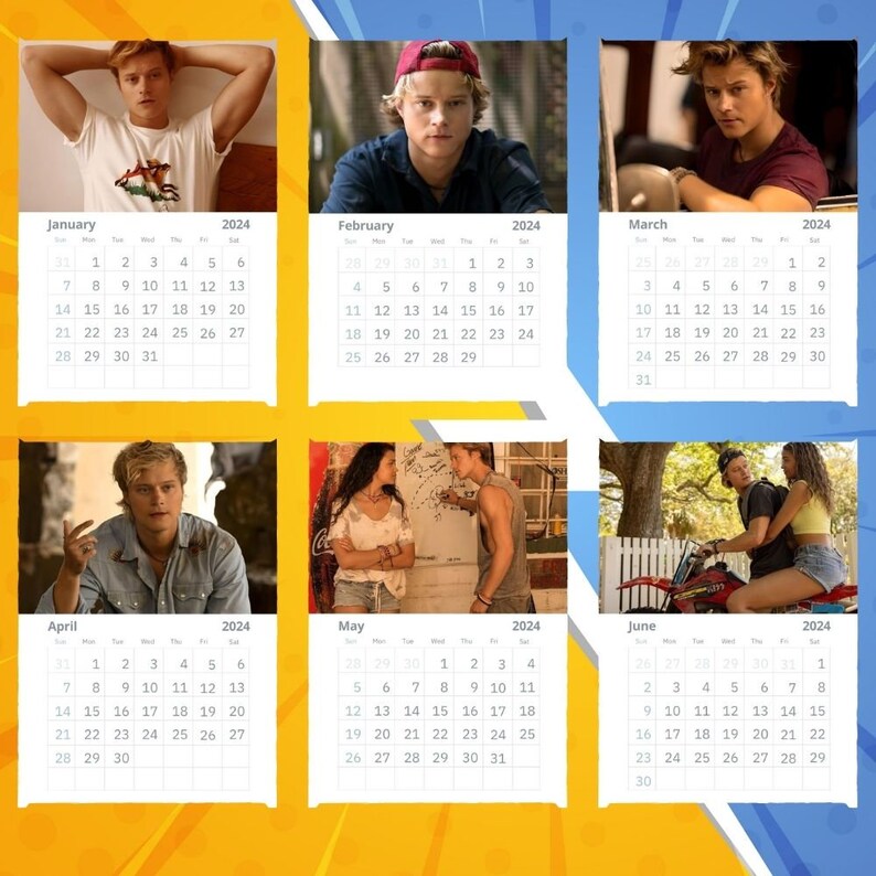 Rudy Pankow Calendar 2024 VOL 1 Etsy