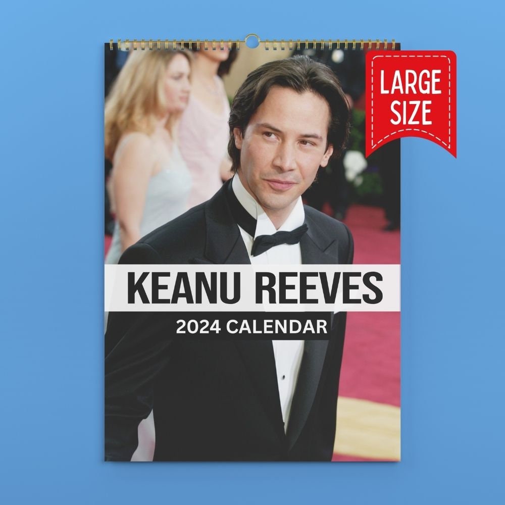 Keanu Reeves Calendar 2024 VOL 1 Etsy
