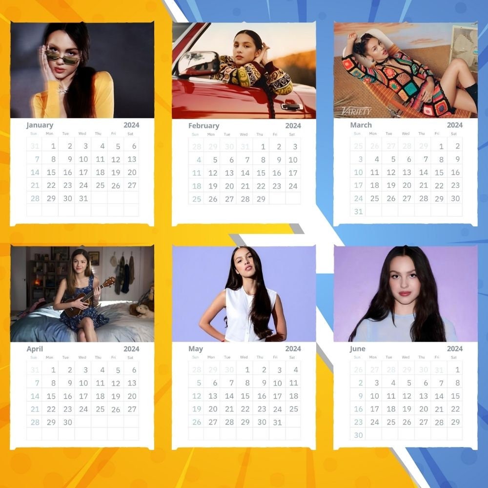 Olivia Rodrigo Calendar 2024 VOL 1 sold by Xenogeneic Broadsword SKU