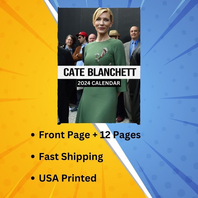 Cate Blanchett Calendar 2024 VOL 2 Etsy