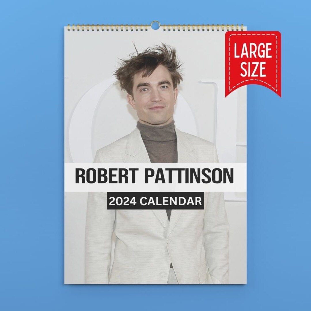 Robert Pattinson Calendar 2024 VOL 2 Etsy