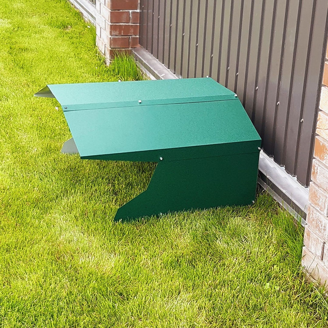 Robotic Lawn Mower Garage With Metal Roof Green Garages for Etsy