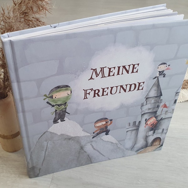 The friends book with extra space for preschool and elementary school - for starting school 21 x 21 cm