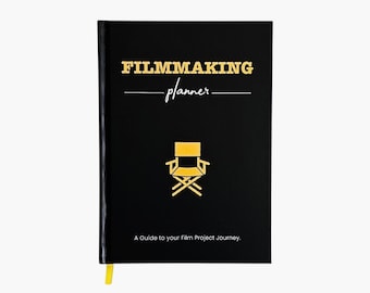 Planejador de Produção Cinematográfica A5: Organizador de Produção de Filmes Estudantis + Caneta Grátis
