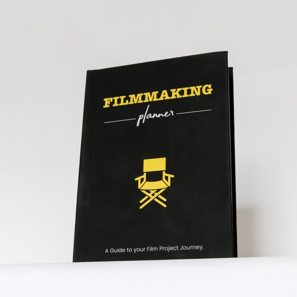 Filmmaking Planner - Personalised Film Production Tool for Filmmakers, Filmmaker Journal - Ideal Gift for Students and Indie Filmmakers.