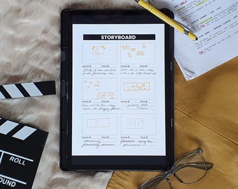 Planejador Digital de Produção Cinematográfica: Diário de Produção com Adesivos (Compatível com GoodNotes)