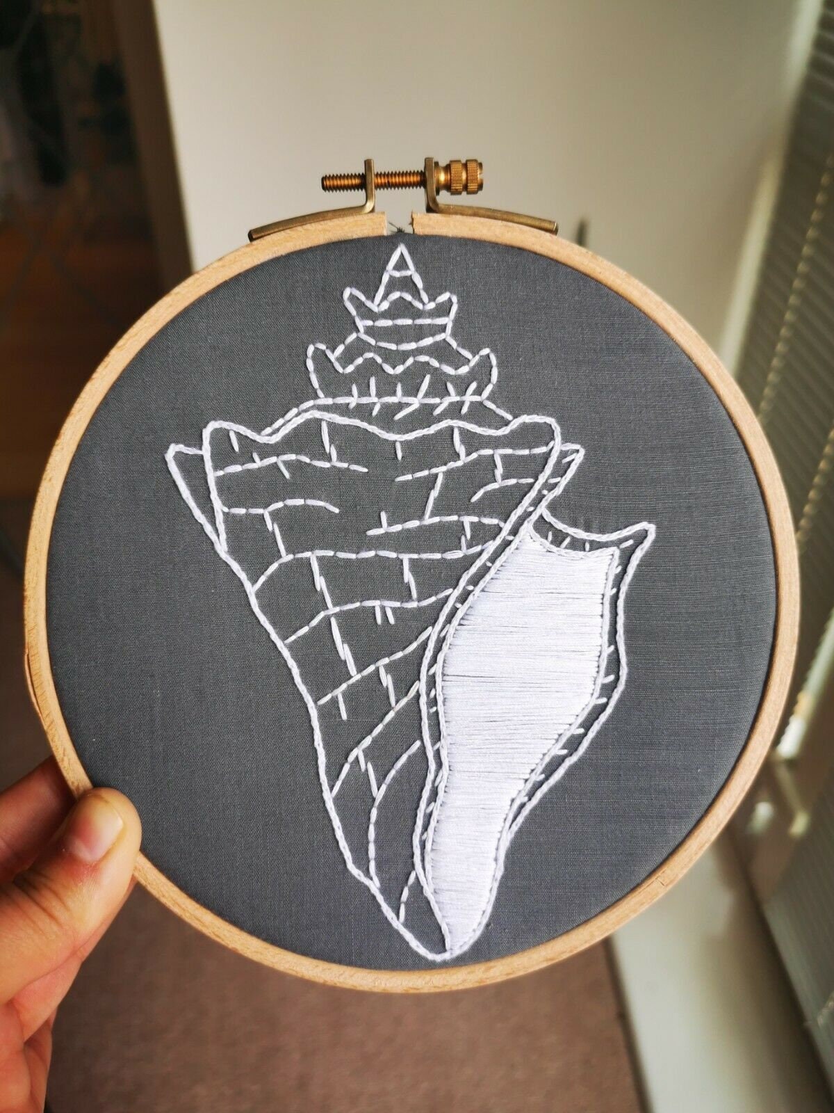 Embroidery Pattern Seashells 