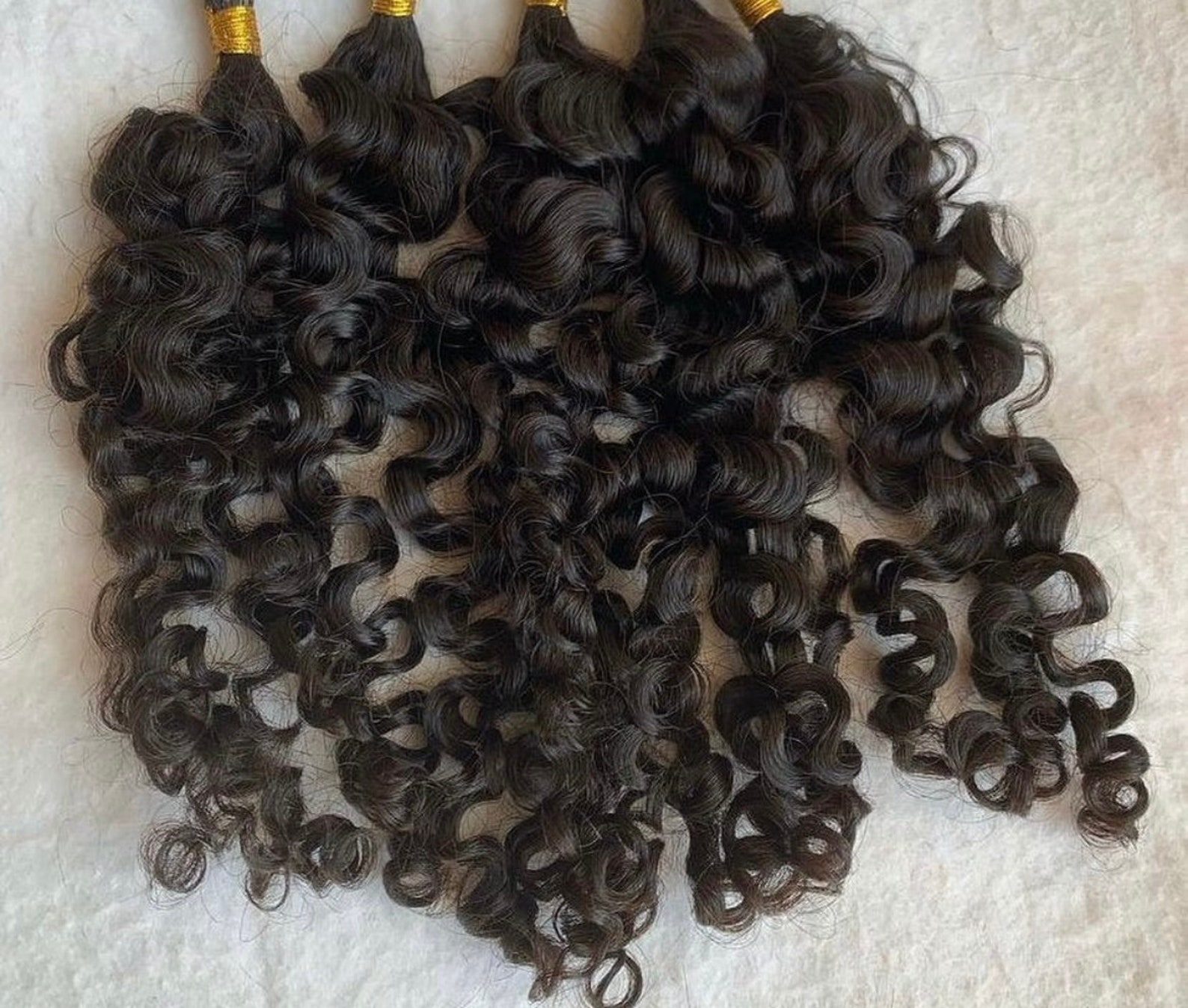 Ringlet Curly Raw Hair Extensions 3B3C Etsy