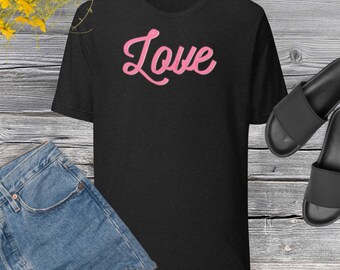 Unisex t-shirt love valentine