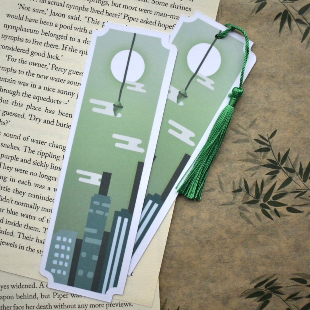 Jade City Themed Bookmark Fantasy Themed Bookmark Dystopian Bookmark ...