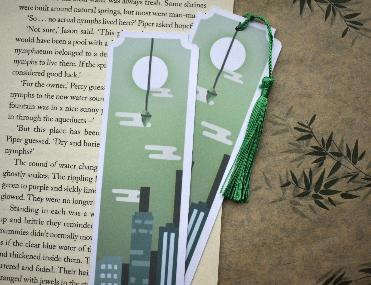 Jade City Themed Bookmark Fantasy Themed Bookmark Dystopian Bookmark ...