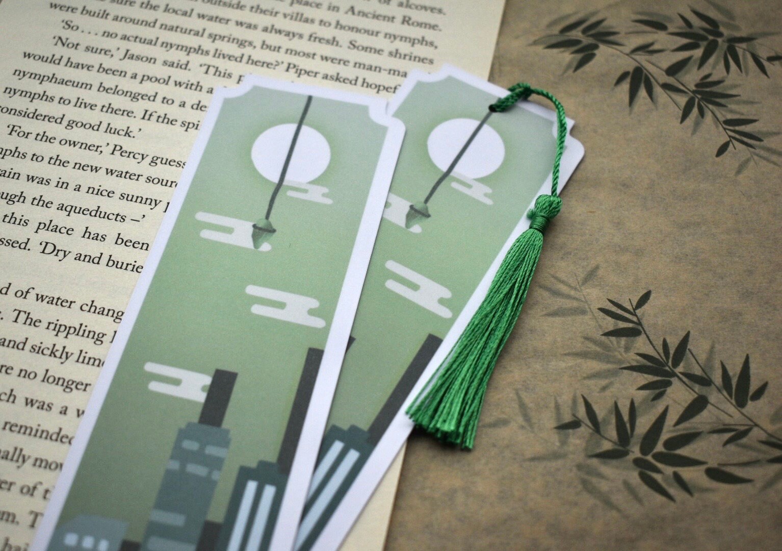 Jade City Themed Bookmark Fantasy Themed Bookmark Dystopian Bookmark ...