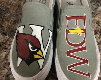 Custom painted shoes