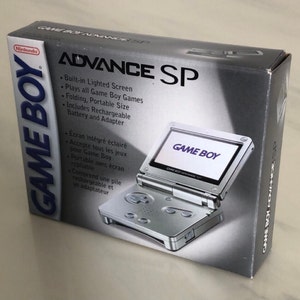 GBA SP - Platinum (Silver), GBA