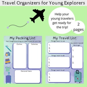 Kids Travel Organizer - Etsy
