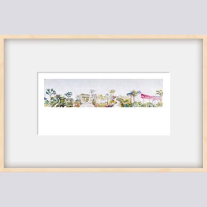 Paisagem jardim arquitetura original pintura chinesa artesanal arte asiática pintado à mão papel de arroz personalizar conjuntos para decorar e coleções
