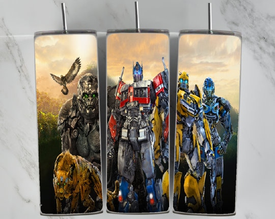 Transformers Blue & Red Optimus Chug Water Bottle, 25 oz.