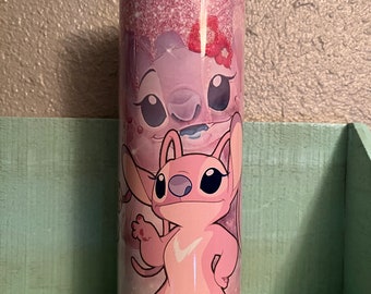 Pink Stitch (Angel) Tumbler