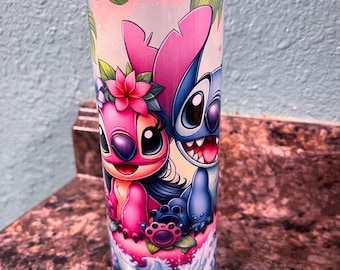 Stitch and Angel Tumbler